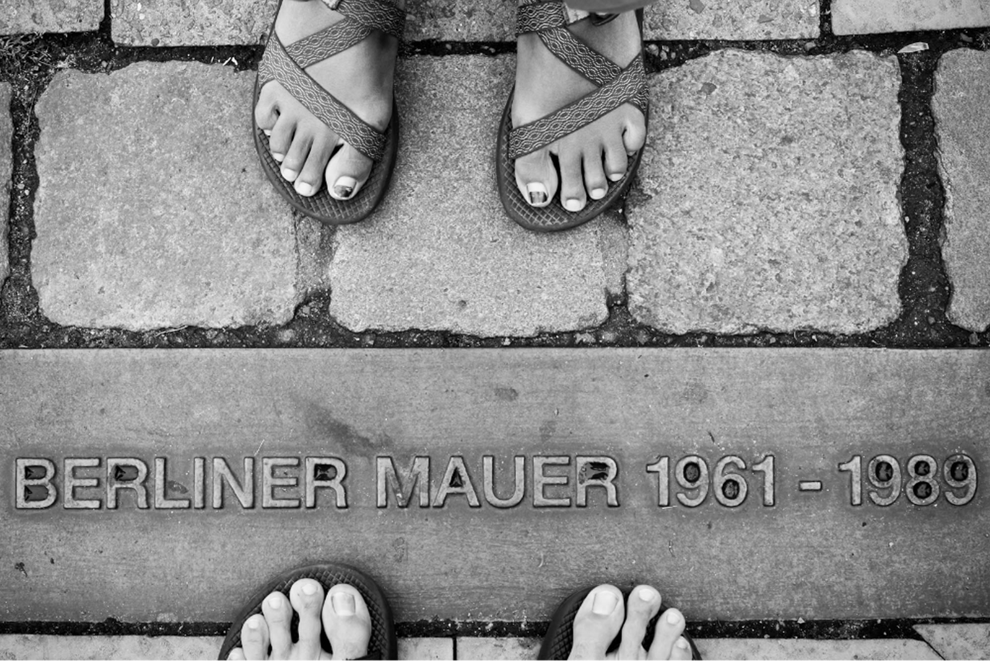 Berlin Wall Black and White
